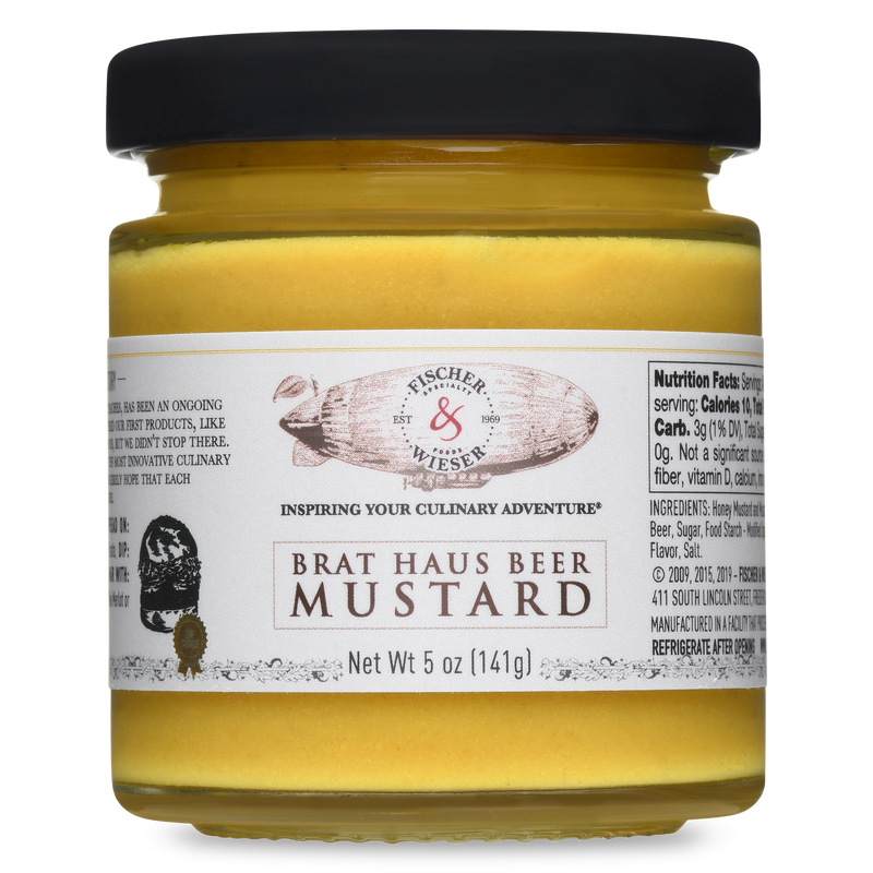 Brat Haus Beer Mustard 5oz front