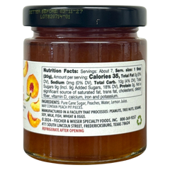  5oz Old-Fashioned Peach Preserves front