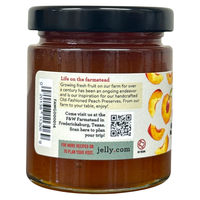  5oz Old-Fashioned Peach Preserves front
