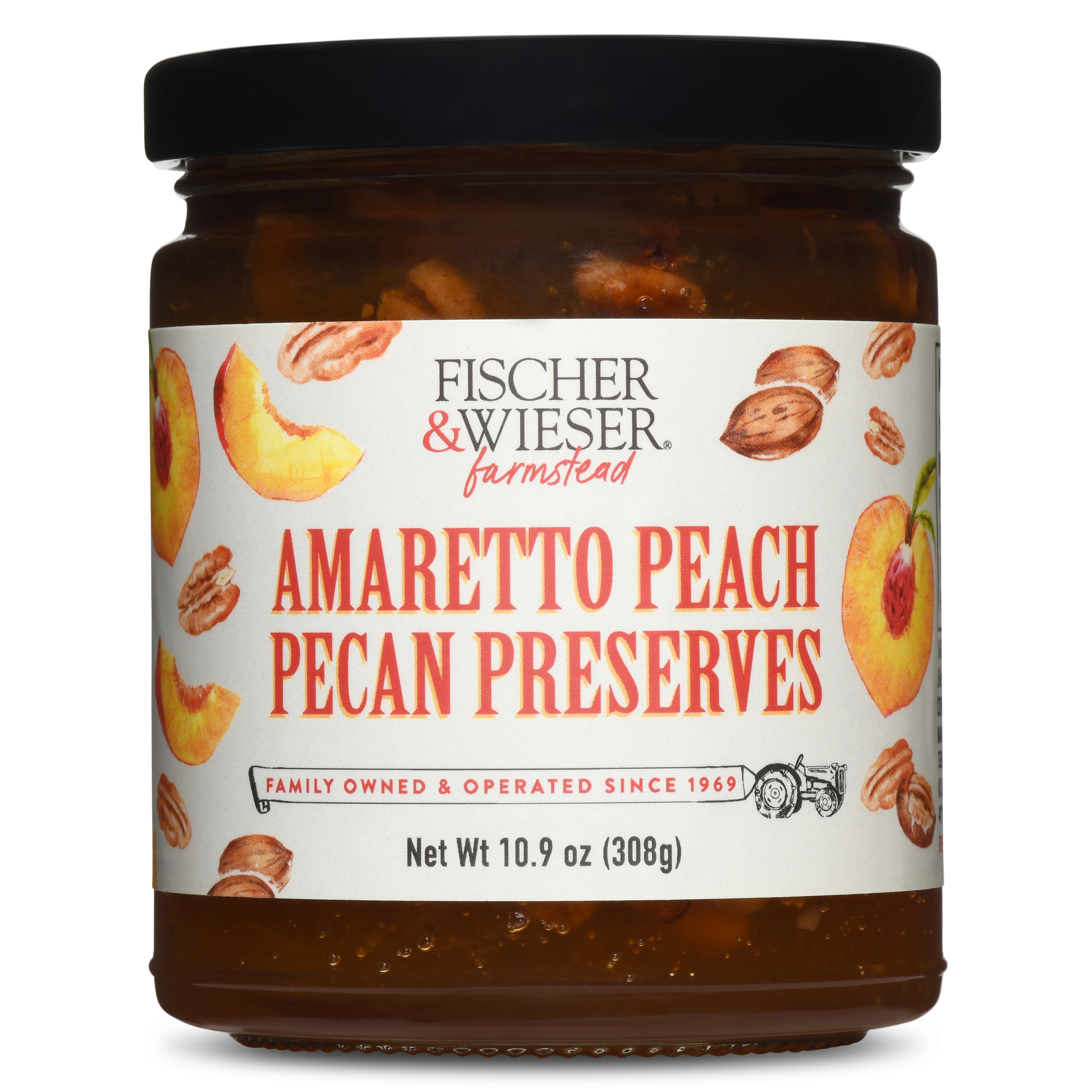 Amaretto Peach Pecan Preserves | Fischer & Wieser Amaretto Peach Pecan Preserves | Fischer & Wieser