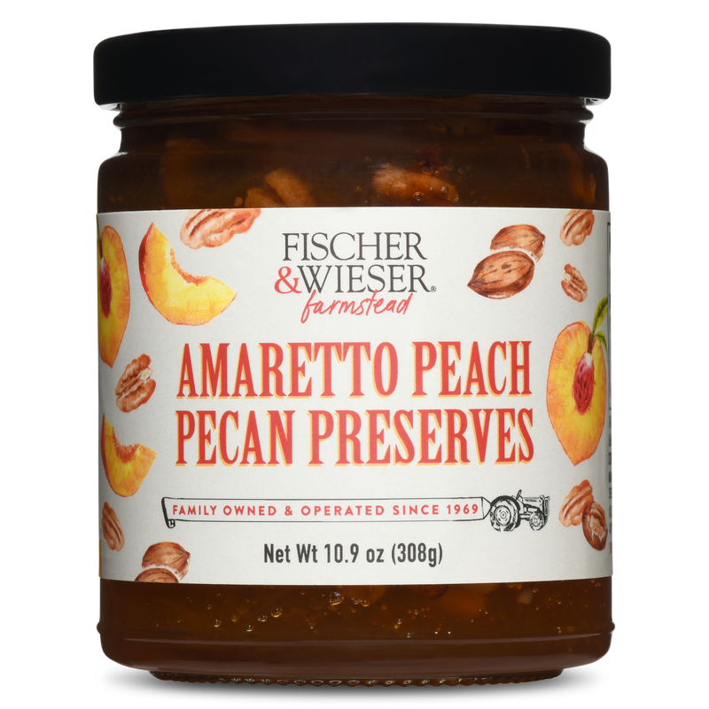Amaretto Peach Pecan Preserves | Fischer & Wieser