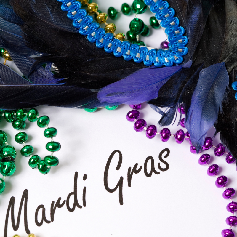 Mardi Gras Celebration on the Patio