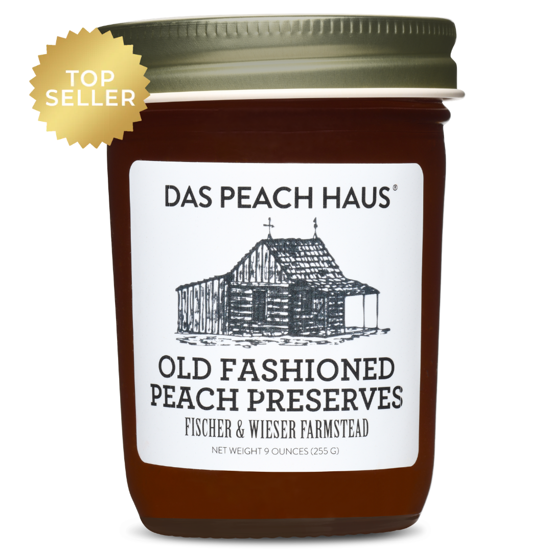 Heritage Old Fashioned Peach Preserves 9oz | Fischer & Wieser