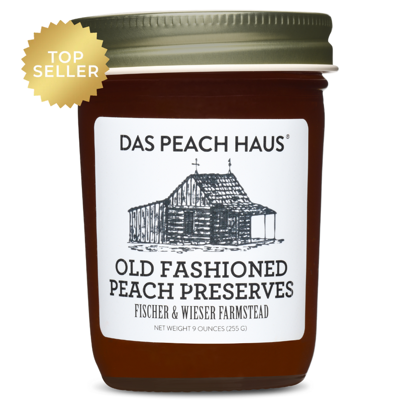 Heritage Old Fashioned Peach Preserves 9oz | Fischer & Wieser