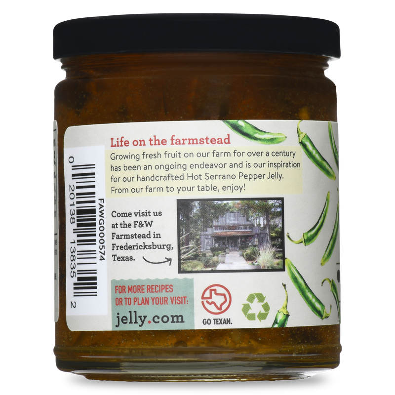 Hot Serrano Pepper Jelly front