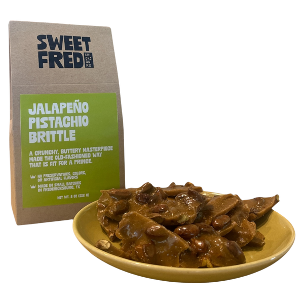 Jalapeno Pistachio Brittle 8oz | Fischer & Wieser