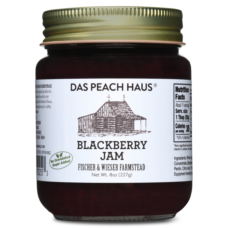 Heritage Blackberry Jam 9oz - No Sugar Added | Fischer & Wieser Heritage Blackberry Jam 9oz - No Sugar Added | Fischer & Wieser