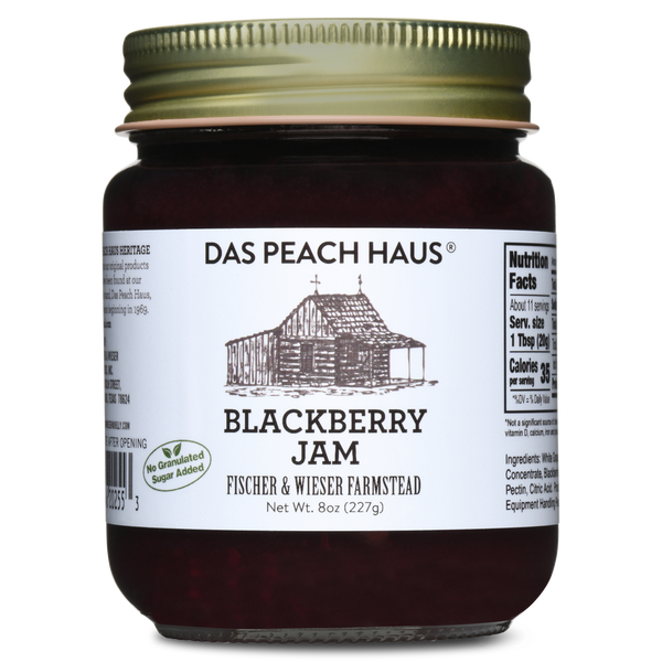 Heritage Blackberry Jam 9oz - No Sugar Added | Fischer & Wieser