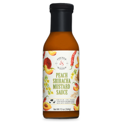 Peach Sriracha Mustard Sauce front