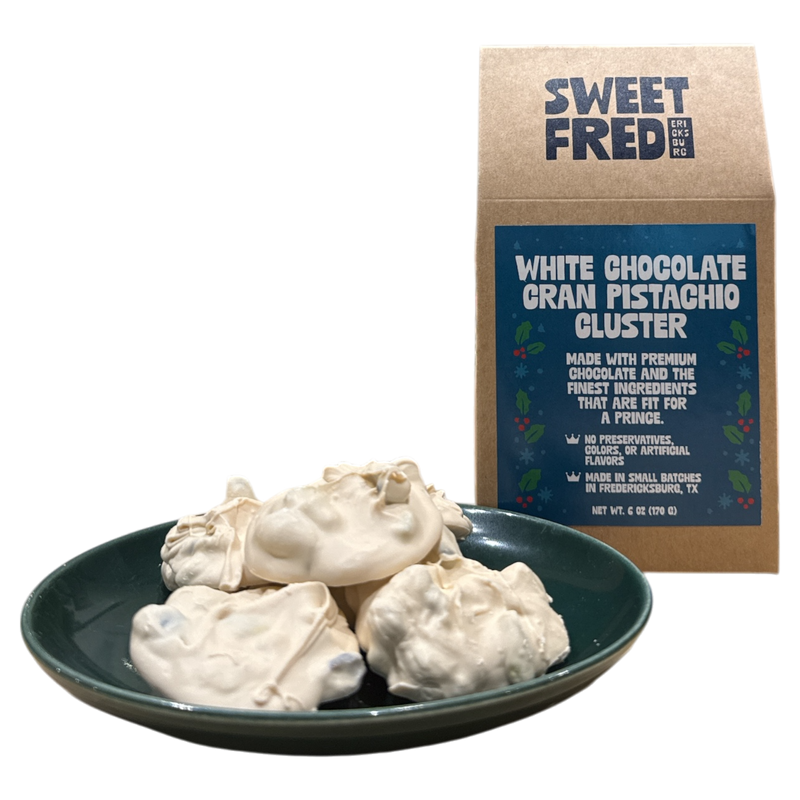 White Chocolate Cran Pistachio cluster
