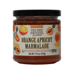 Orange Apricot marmalade jar 