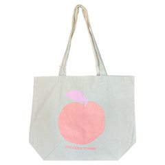 peach tote front