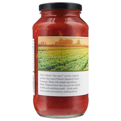 Mom's Garlic Basil Spaghetti Sauce 24oz front