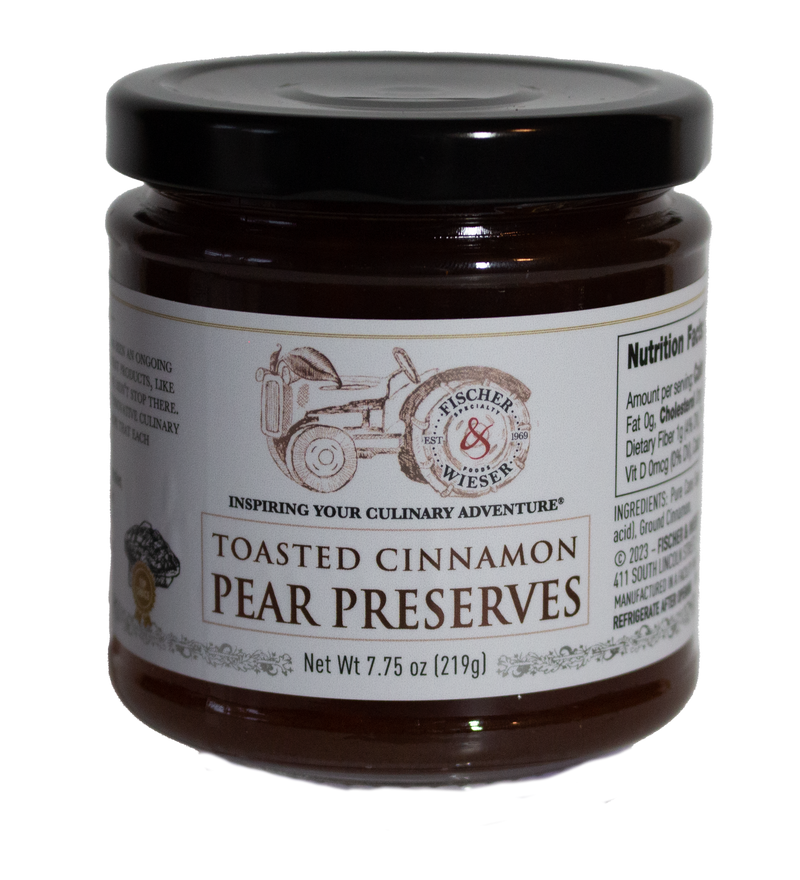 Toasted Cinnamon Pear Preserves front