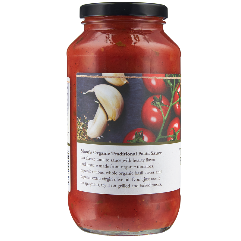 Mom's Organic Traditional Pasta Sauce front